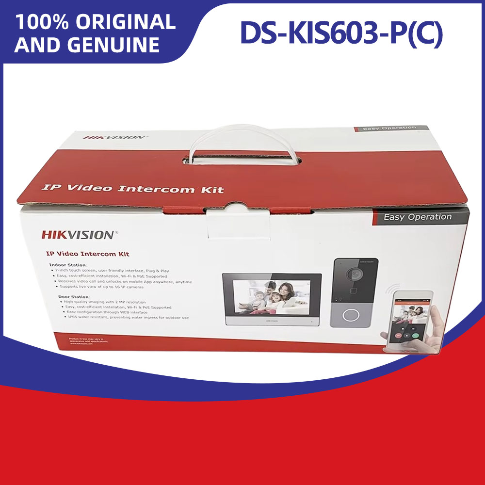 Smart Doorbell Wired - Kit Videocitofono IP Hikvision DS-KIS603-P Include