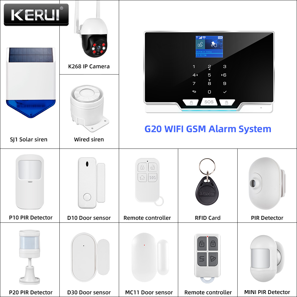 Home Automation Diy Kit - KERUI 433 MHz Kit di Allarme