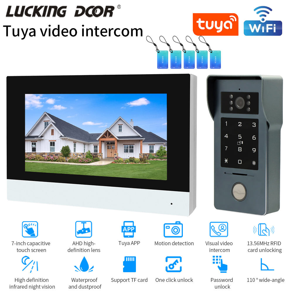 Smart Doorbell Wired - Tuya Wifi Kit videocitofono da 7/10