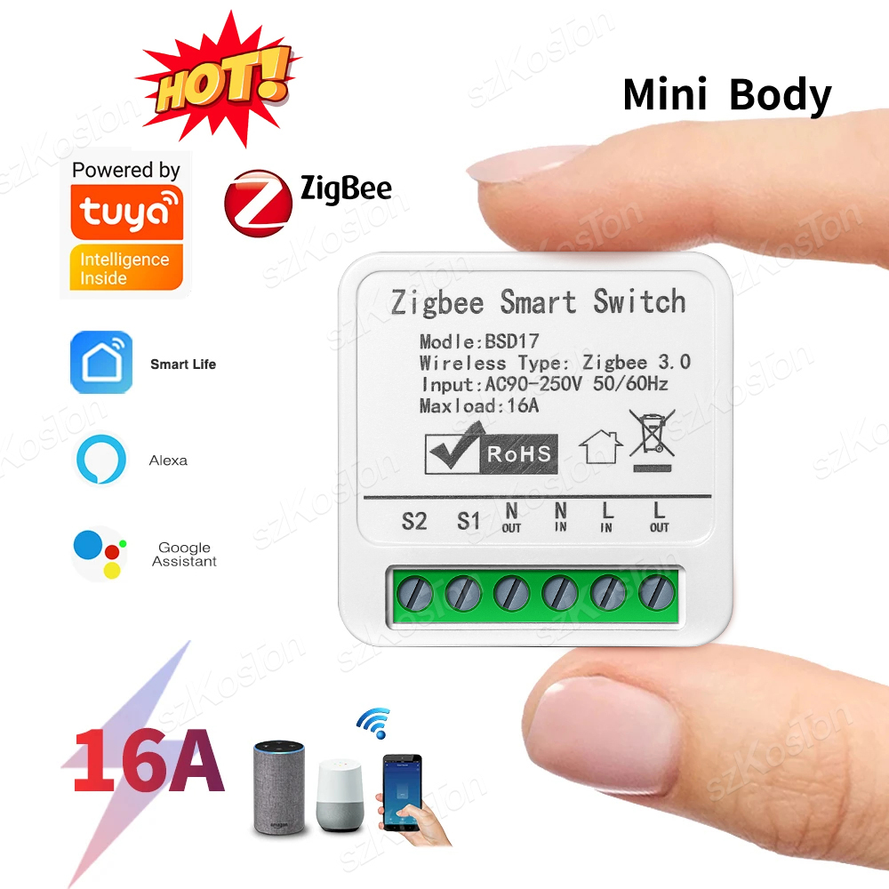 Smart Home Automation Diy - 16A Tuya ZigBee Modulo Smart Switch