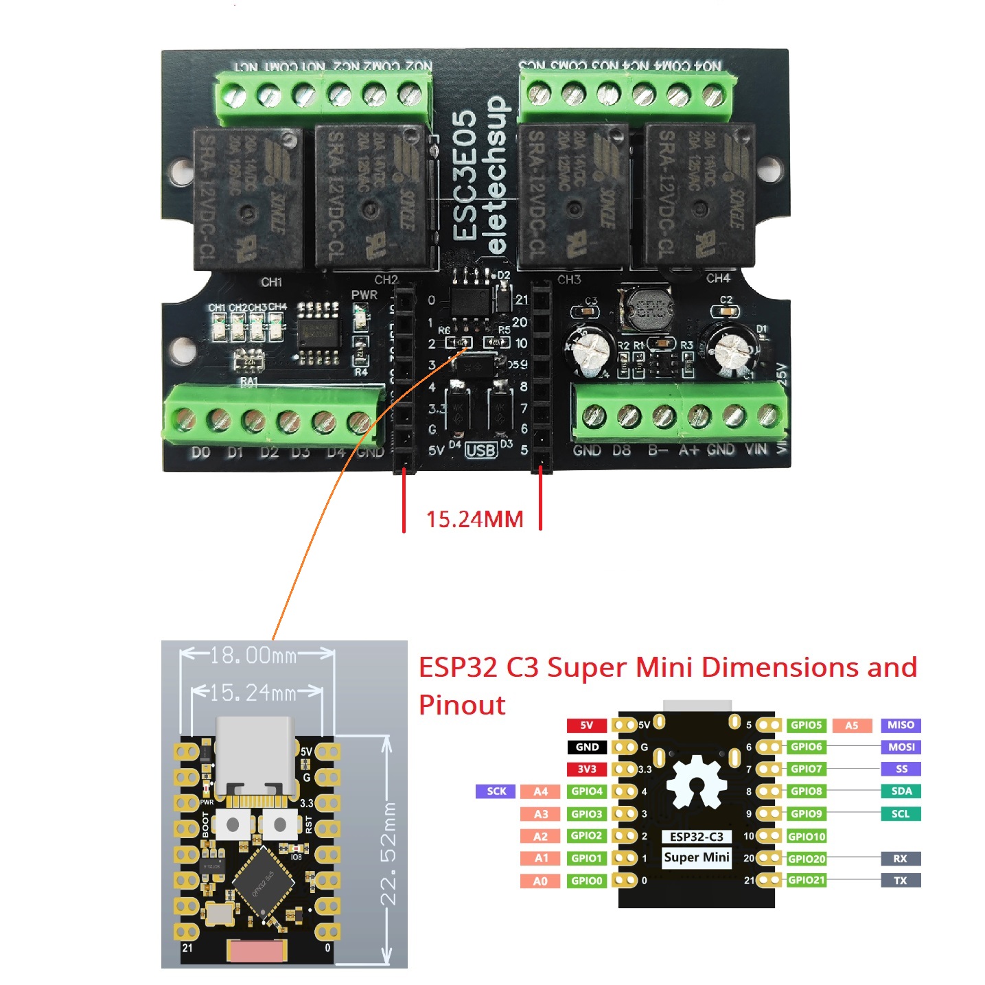 Modulo relè Ultimate ESP32 C3  - Home Automation With Arduino recensione e prezzo