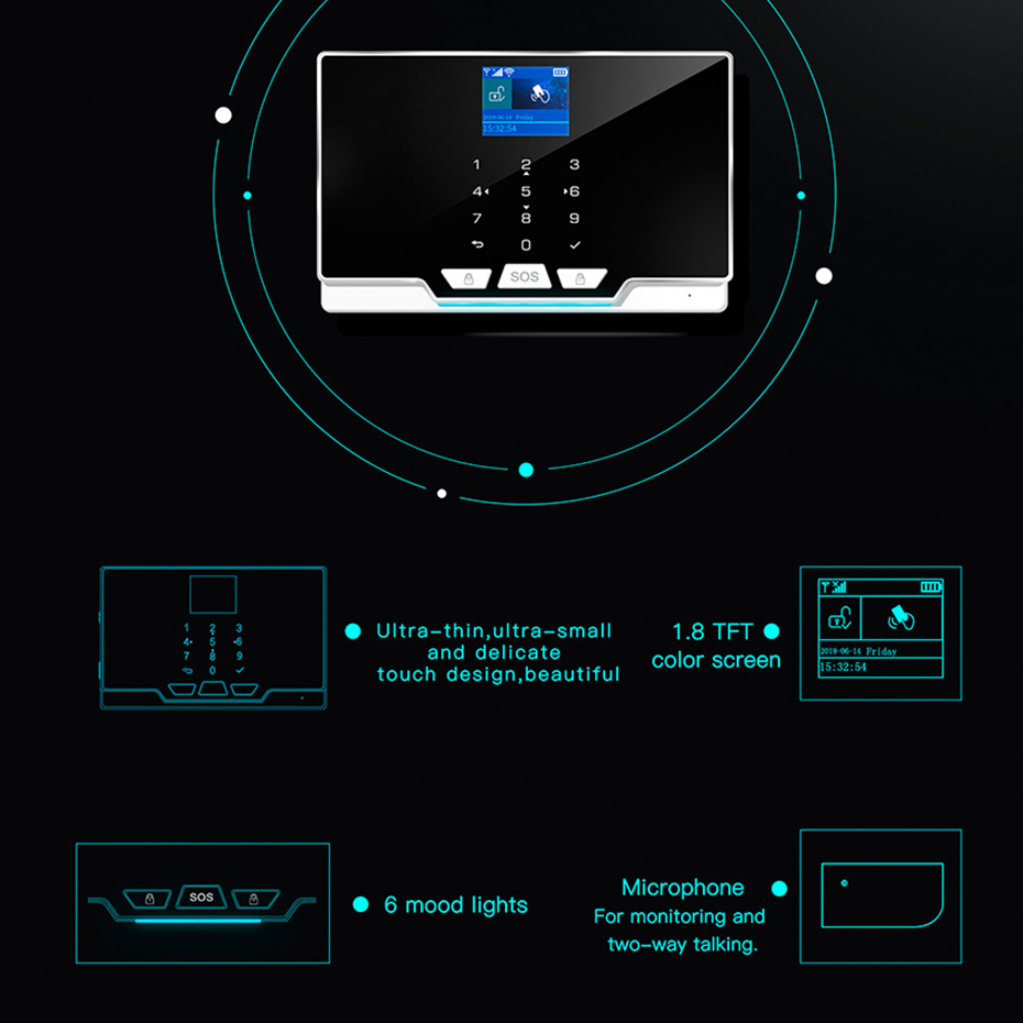 KERUI 433 MHz Kit di Allarme F - Home Automation Diy Kit recensione e prezzo