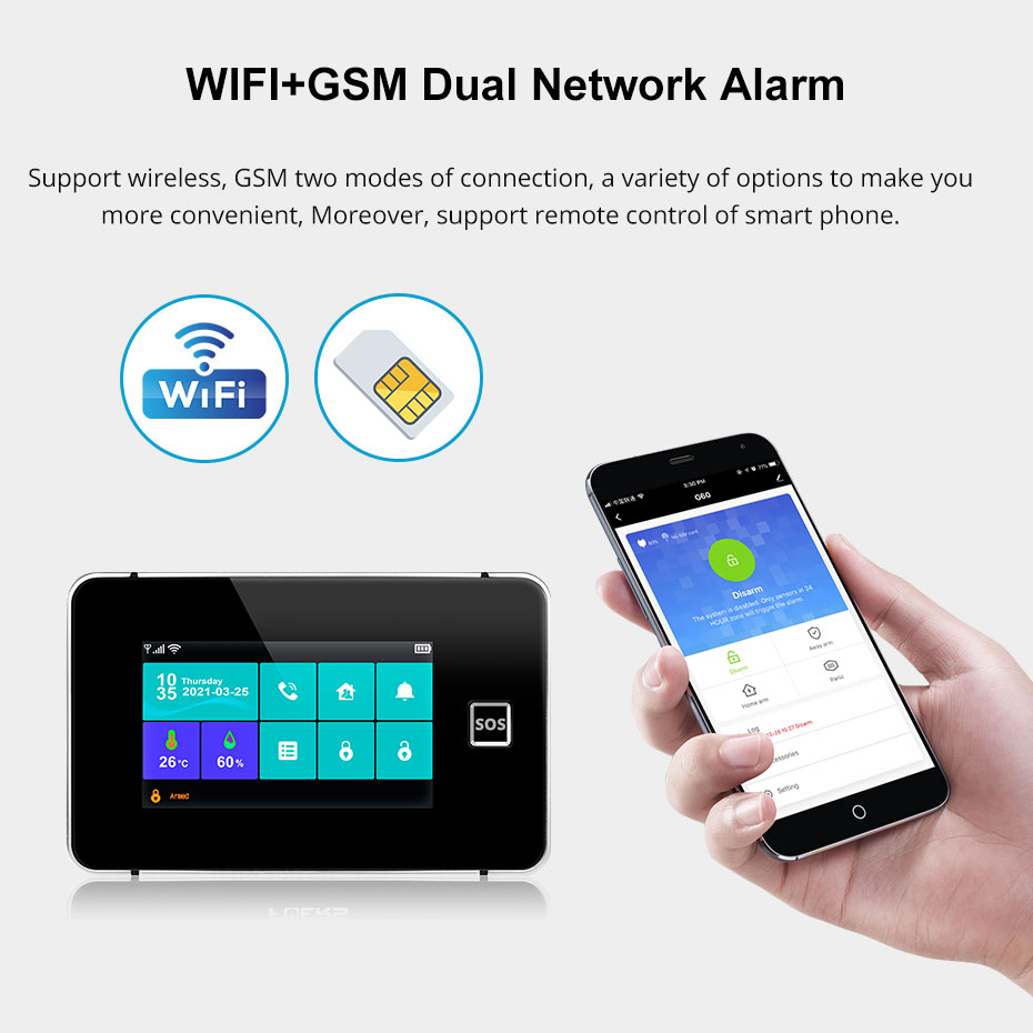 KERUI Tuya Pannello di allarme - Home Automation Diy Kit recensione e prezzo