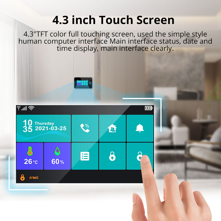 KERUI Tuya Pannello di allarme - Home Automation Diy Kit recensione e prezzo