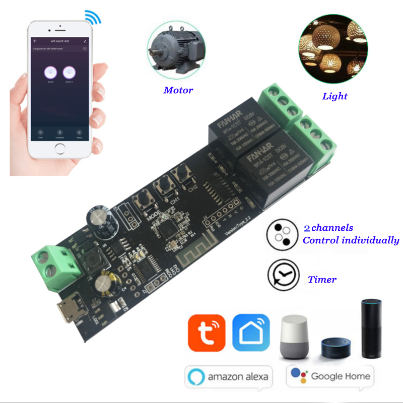 2CH Tuya Wifi Smart Control Bo - Smart Home Automation Diy recensione e prezzo