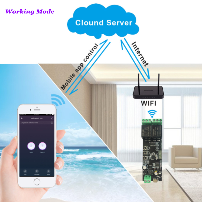 2CH Tuya Wifi Smart Control Bo - Smart Home Automation Diy recensione e prezzo