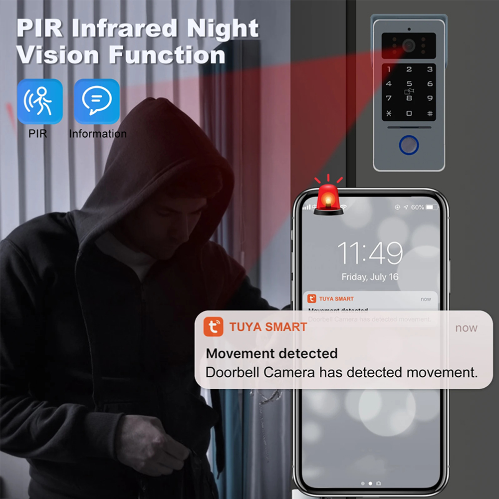 Tuya Wifi Kit videocitofono da - Smart Doorbell Wired recensione e prezzo