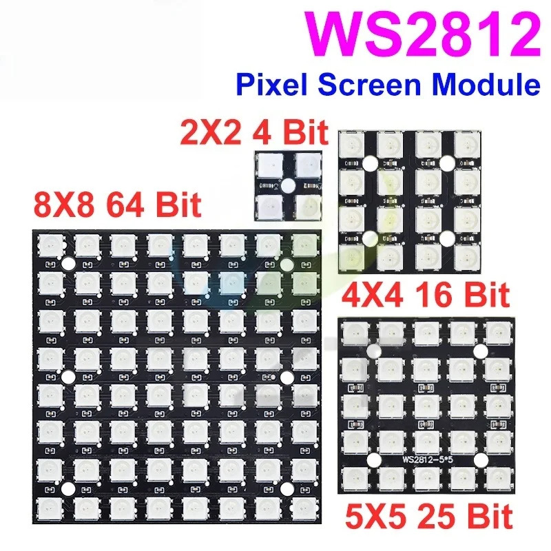 NUOVO WS2812 LED 5050 RGB 8x8  - Rgb Led Matrix 8X8 recensione e prezzo